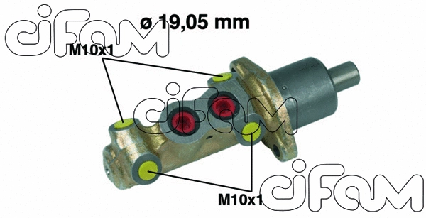 Brake Master Cylinder (202-231)