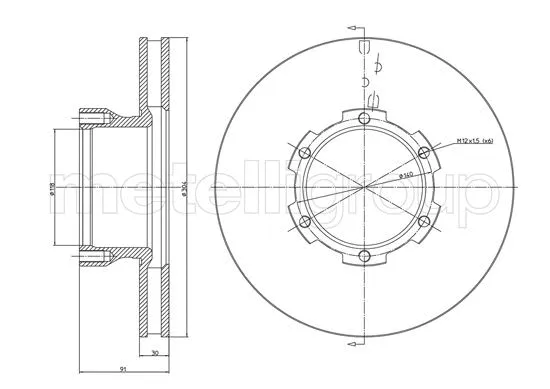 Brake Disc (800-1715)