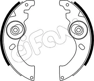 Brake Shoe Set (153-054)