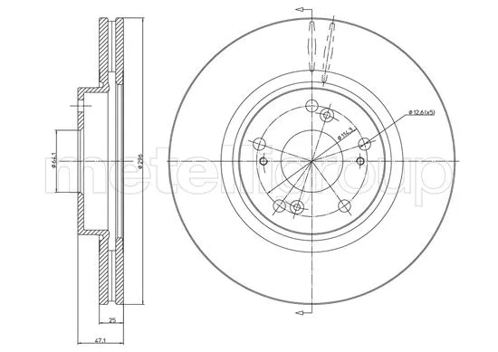 Brake Disc (800-1324C)