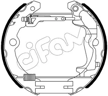 Brake Shoe Set (151-492)