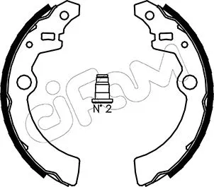 Brake Shoe Set (153-385)