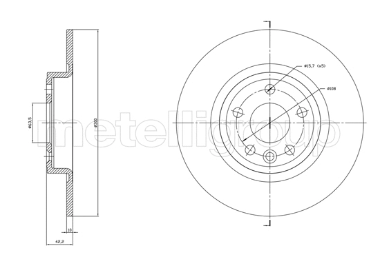 Brake Disc (800-1864C)