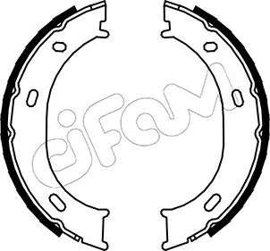 Brake Shoe Set, parking brake (153-239)