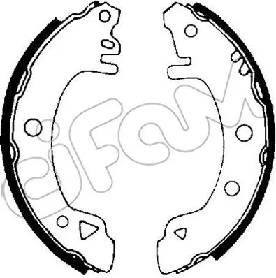 Brake Shoe Set (153-107)