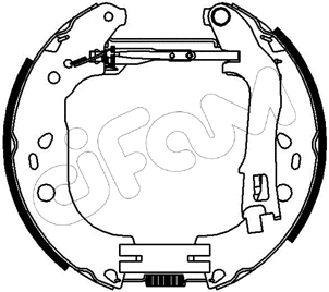Brake Shoe Set (151-226)