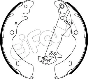 Brake Shoe Set (153-194Y)