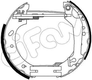 Brake Shoe Set (151-266)