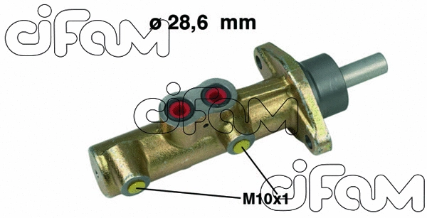 Brake Master Cylinder (202-460)