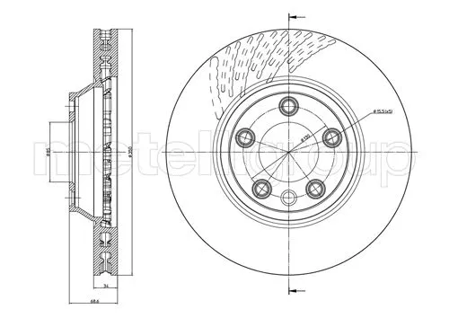Brake Disc (800-882C)