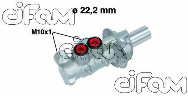 Brake Master Cylinder (202-740)