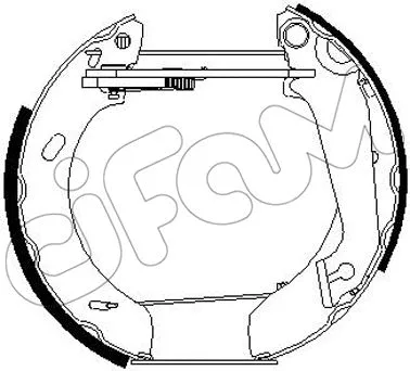 Brake Shoe Set (151-245)