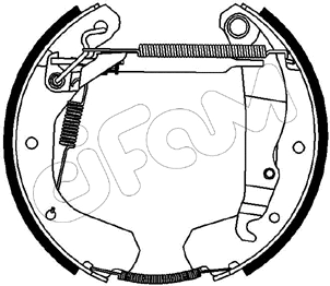 Brake Shoe Set (151-119)