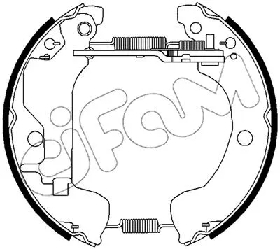 Brake Shoe Set (151-507)