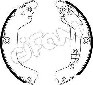 Brake Shoe Set (153-484)