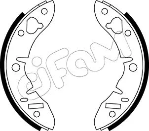 Brake Shoe Set (153-003)
