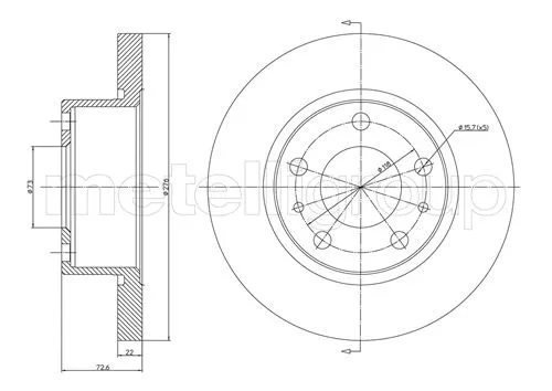 Brake Disc (800-570)