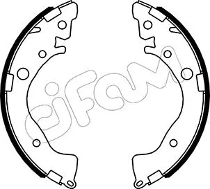 Brake Shoe Set (153-493)