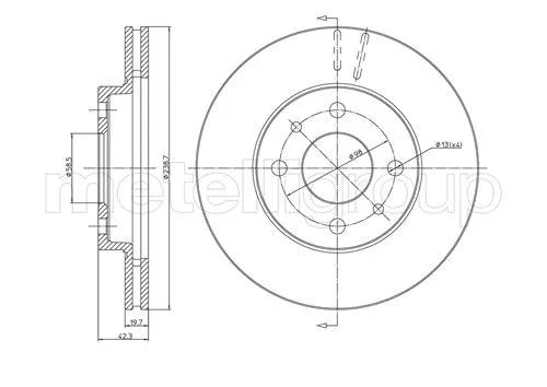Brake Disc (800-553)