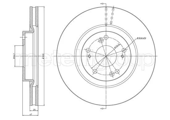 Brake Disc (800-1356C)