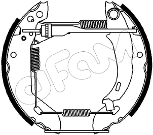 Brake Shoe Set (151-048)