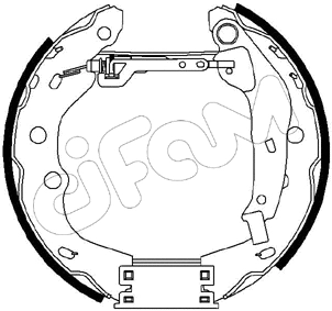 Brake Shoe Set (151-206)