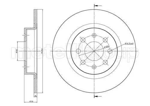 Brake Disc (800-857C)