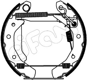 Brake Shoe Set (151-186)