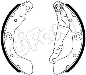 Brake Shoe Set (153-553)