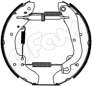 Brake Shoe Set (151-102)