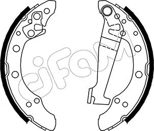 Brake Shoe Set (153-462)