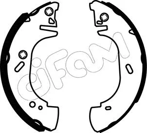 Brake Shoe Set (153-123)