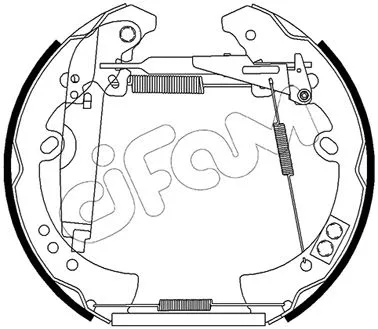 Brake Shoe Set (151-508)