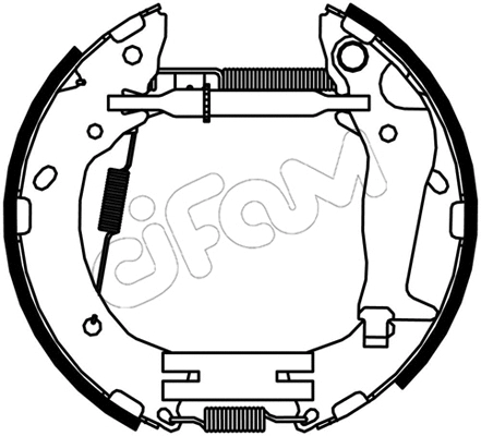 Brake Shoe Set (151-532)