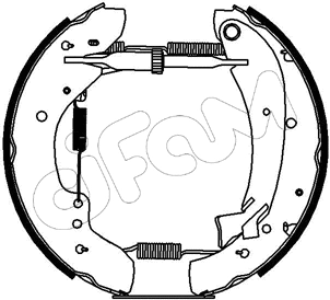Brake Shoe Set (151-075)