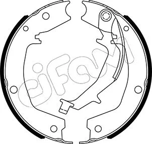Brake Shoe Set, parking brake (153-585)