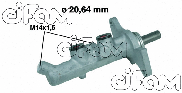Brake Master Cylinder (202-593)