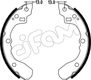 Brake Shoe Set (153-213)