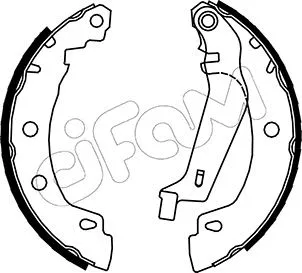 Brake Shoe Set (153-353Y)