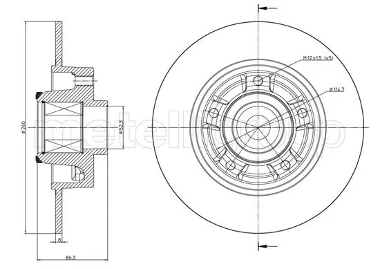Brake Disc (800-1095)
