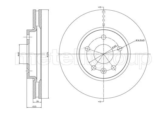Brake Disc (800-1001C)