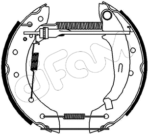 Brake Shoe Set (151-095)