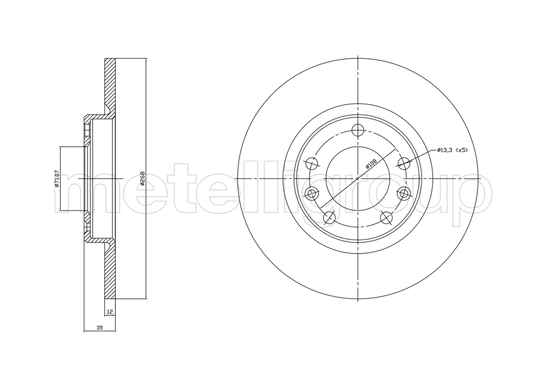 Brake Disc (800-1759C)