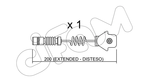 Warning Contact, brake pad wear (SU.012)