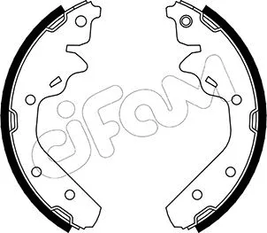 Brake Shoe Set (153-028)