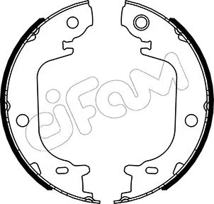 Brake Shoe Set, parking brake (153-644)