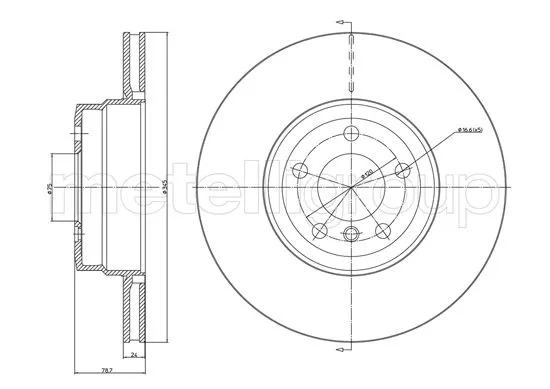 Brake Disc (800-1041C)