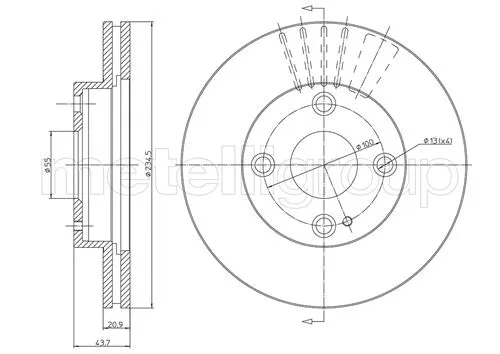 Brake Disc (800-668C)