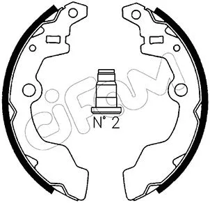 Brake Shoe Set (153-396)