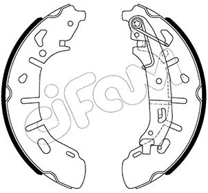Brake Shoe Set (153-487)